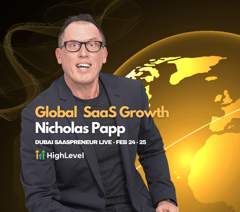 Nicholas Papp to Speak on Global SaaS Growth at HighLevel’s SaaSpreneur Event in Dubai