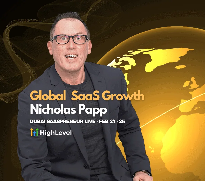 Nicholas Papp to Speak on Global SaaS Growth at HighLevel’s SaaSpreneur Event in Dubai