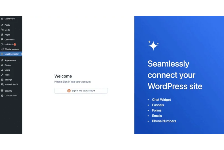 HighLevel WordPress Plugin Leadconnector