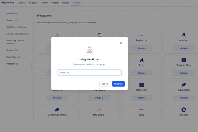 gohighlevel multi-platform review management