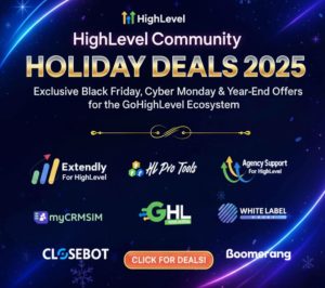 GoHighLevel Black Friday & Cyber Monday Deals 2025 – Complete Guide (Everything Explained) 73 HighLevel Community Holiday Deals 2025