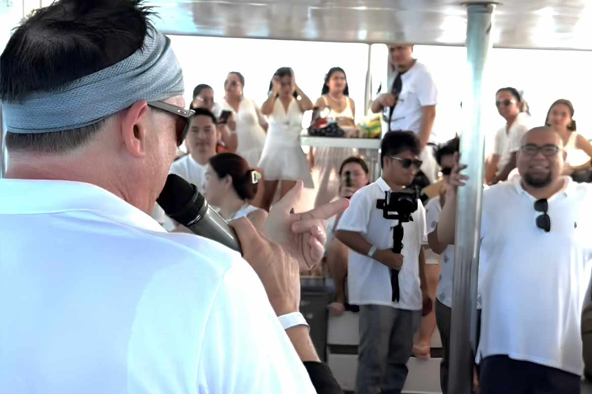 NHX Boracay 2026 SaaS Bootcamp attendees networking in Boracay Philippines