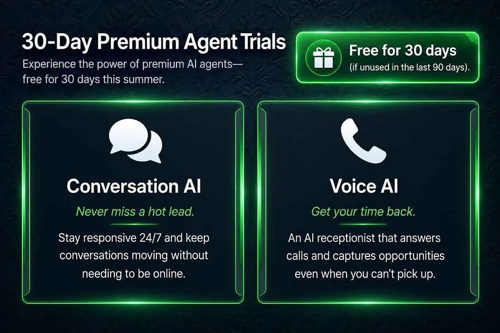 GoHighLevel Summer of AI Promo 2026 - 30-Day Premium Agent Trials