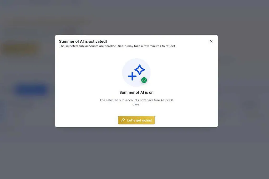 GoHighLevel Summer of AI Promo 2026 - Free AI All Summer Long